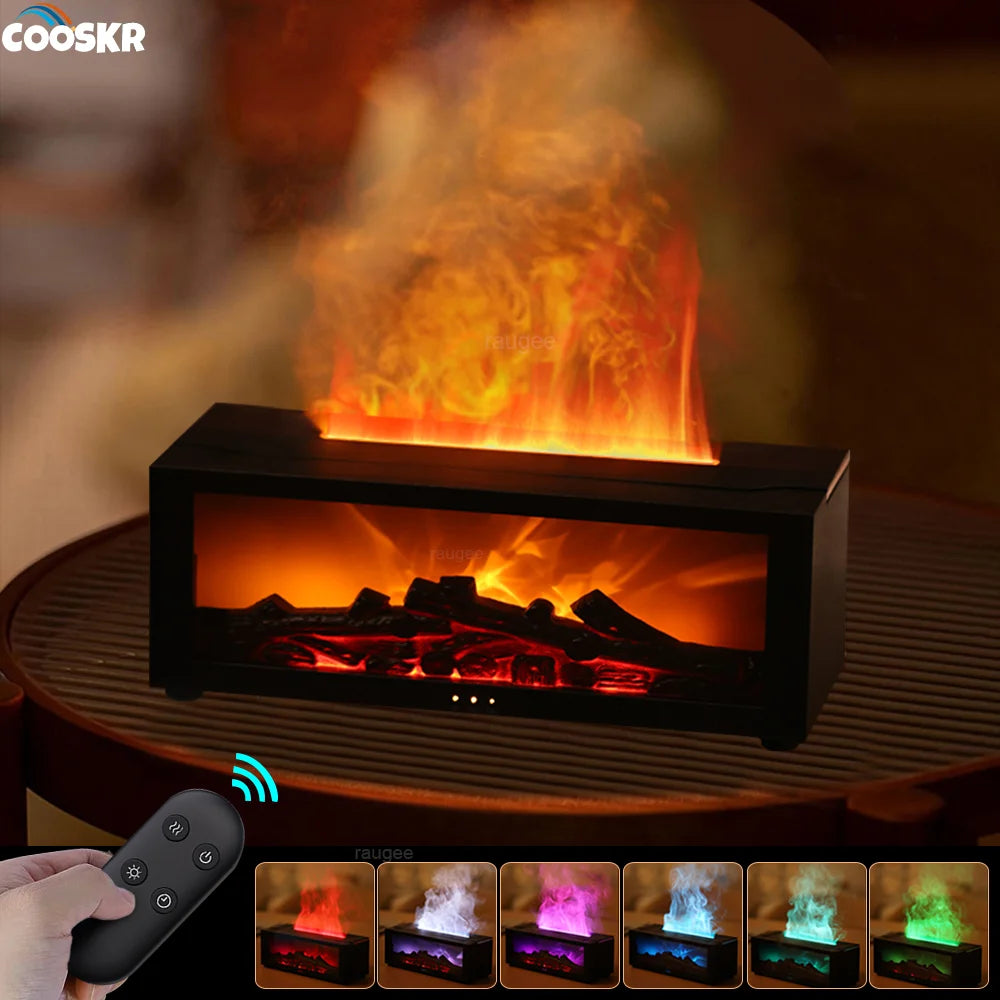 Black Friday Deal: Flame Aroma Humidifier with Remote Control