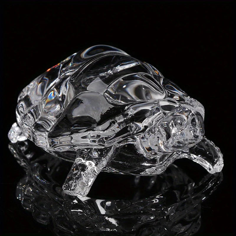✨ Crystal Turtle Ornament – A Sparkling Symbol of Luck & Harmony