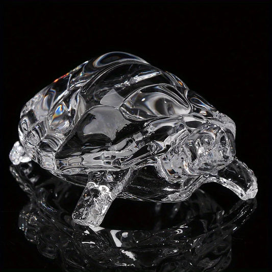 ✨ Crystal Turtle Ornament – A Sparkling Symbol of Luck & Harmony